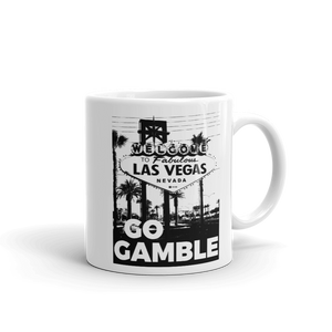 B&W Ink Las Vegas Sign Coffee Mug