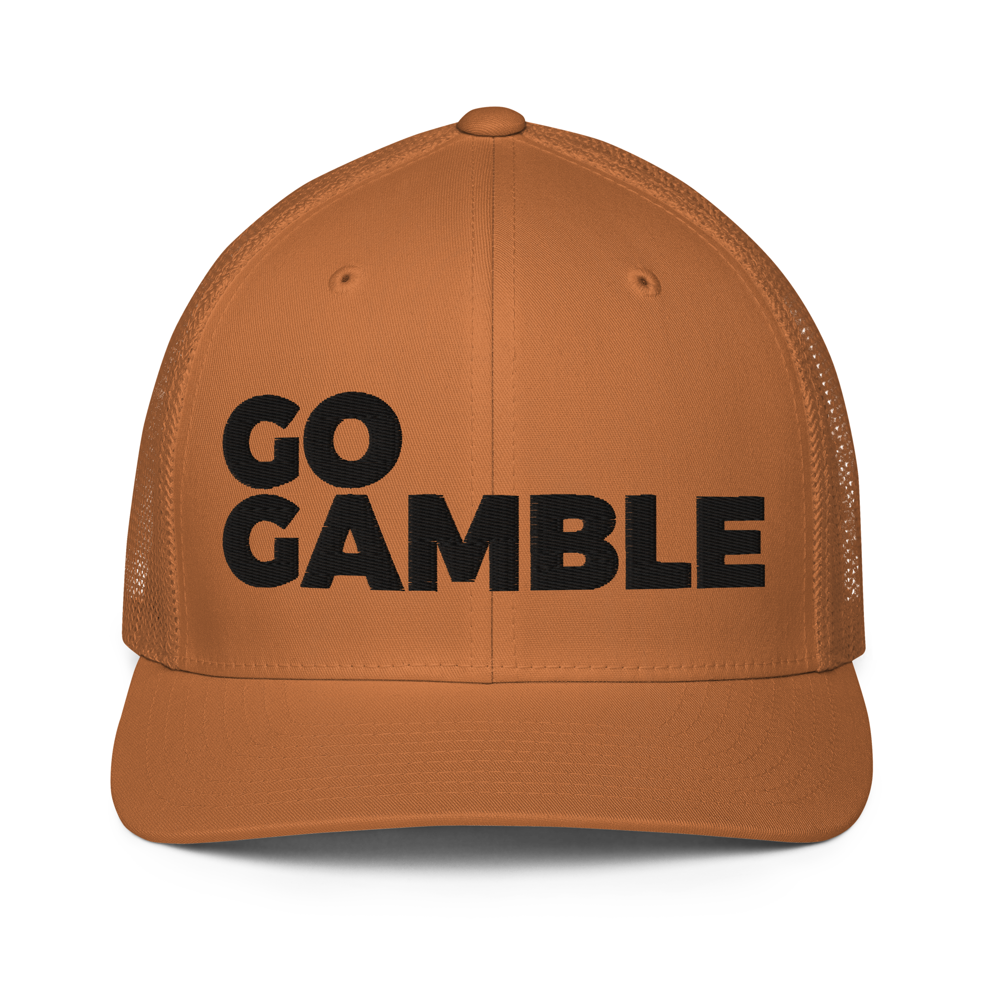 Go Gamble Flexfit Trucker--Las Vegas Stealth Mode
